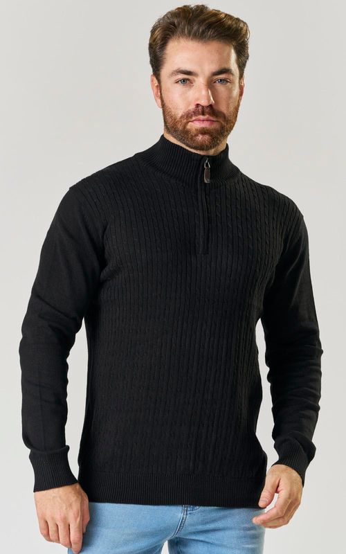 TRICOT MASCULINO. - PRETO