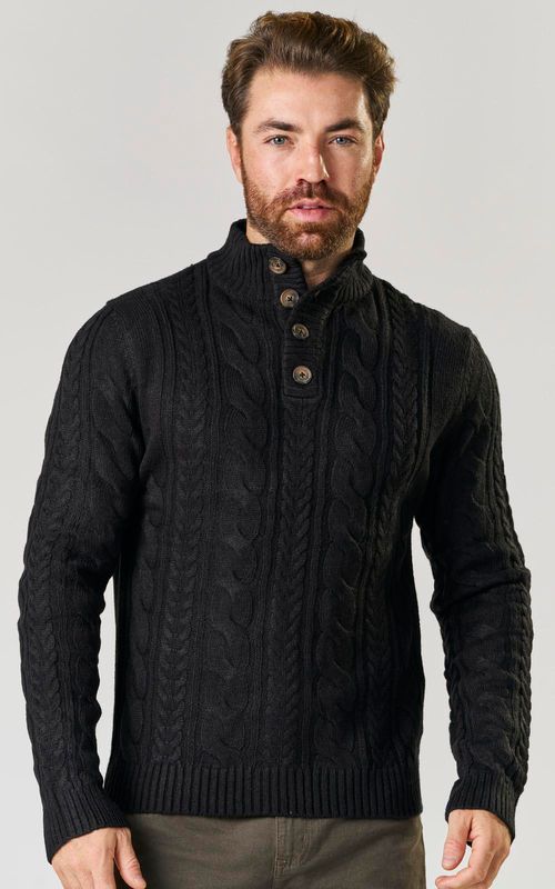 TRICOT MASCULINO. - PRETO