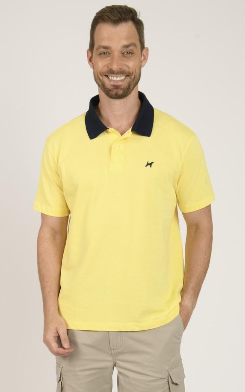 Polo Masculina Básica Retilínia Personalizada - BANANA