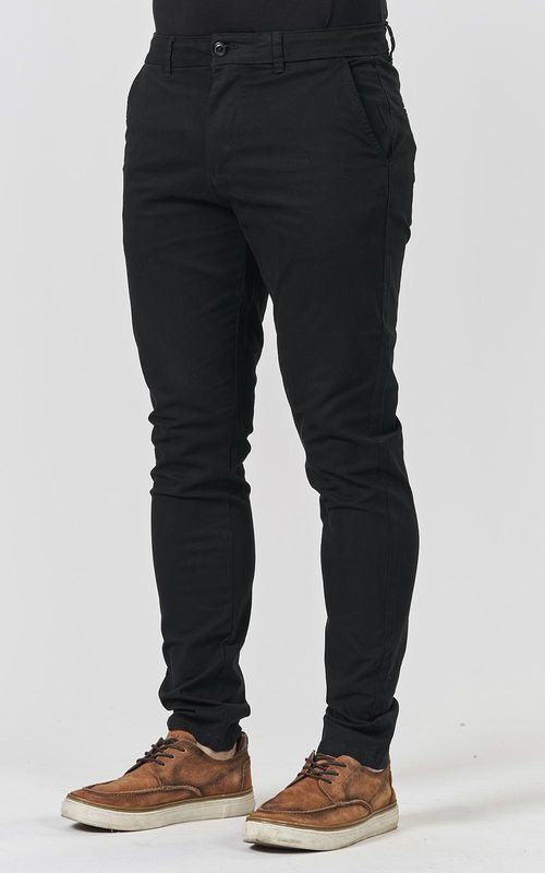 Calça Masculina slim chino - PRETO