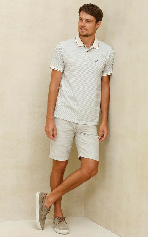 Bermuda Masculina Slim Casual Sarja - LAPA