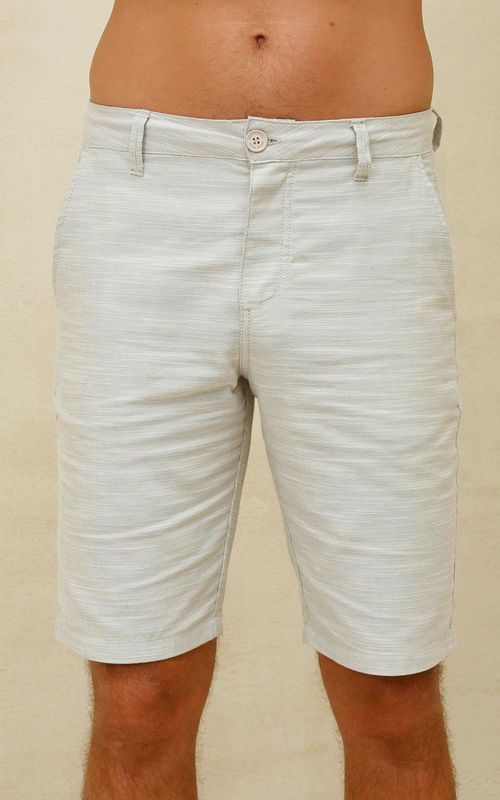 Bermuda Masculina Slim Casual Sarja - LAPA