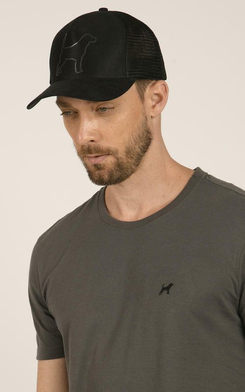 Boné Trucker Masculino - PRETO