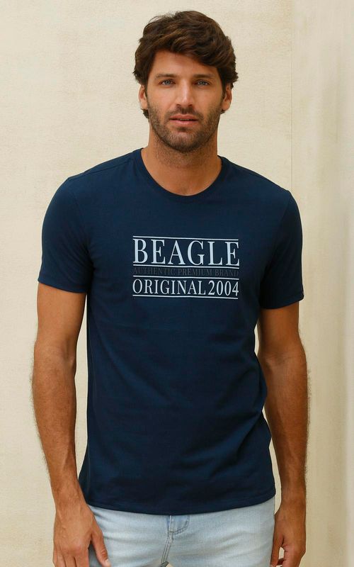 Camiseta Estampada - MARINHO