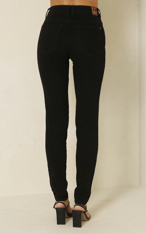 Calça Feminina Skinny Sarja - PRETO