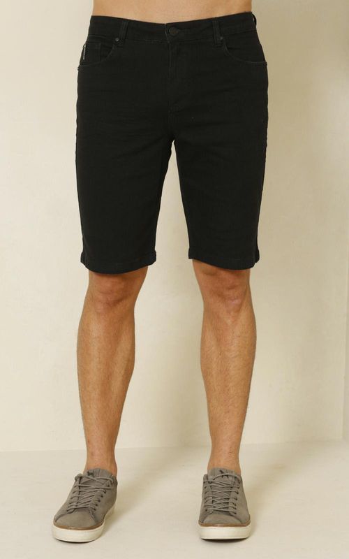 Bermuda Masculina Slim - PRETO