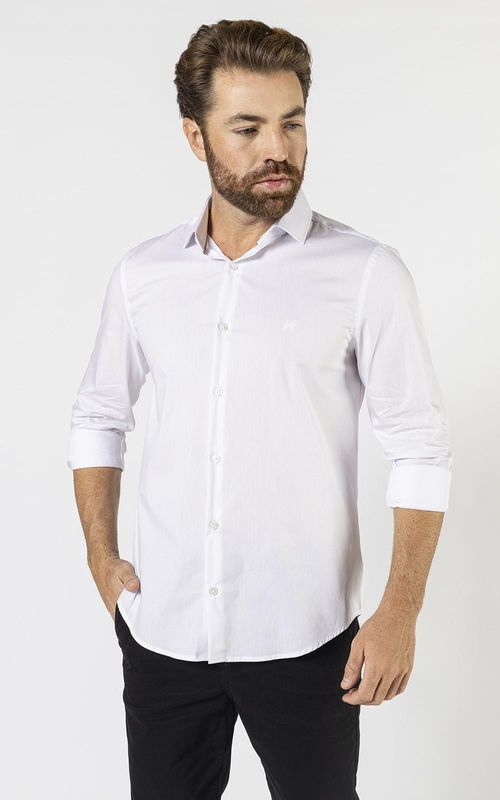 Camisa Masc. ML - BRANCO