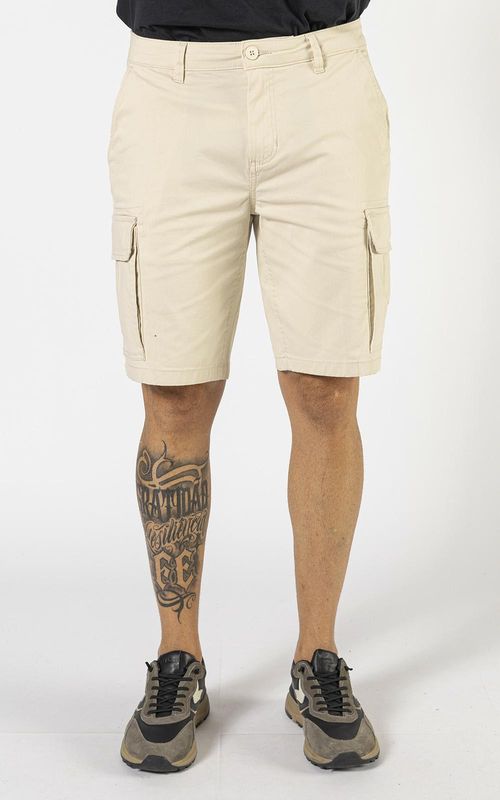 Bermuda Masculina cargo chino. - OFF-WHITE