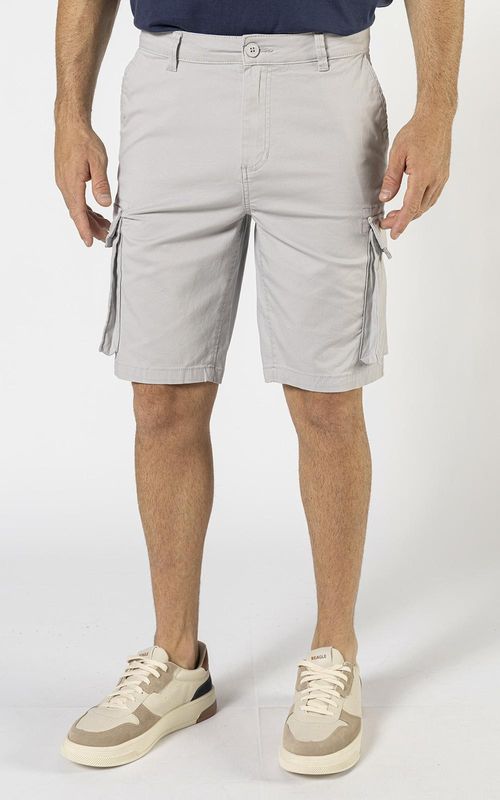 Bermuda Masculina cargo chino. - CINZA