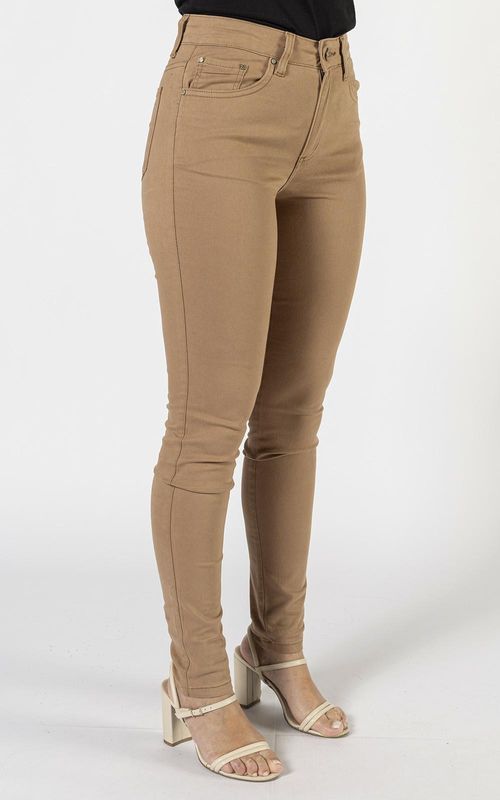 Calça Feminina Skinny Sarja - AMENDOA