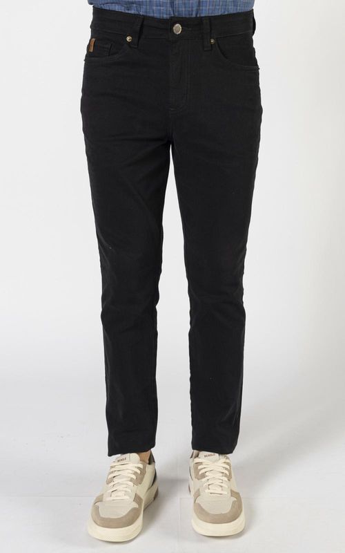 Calça Masculina Slim Sarja - PRETO