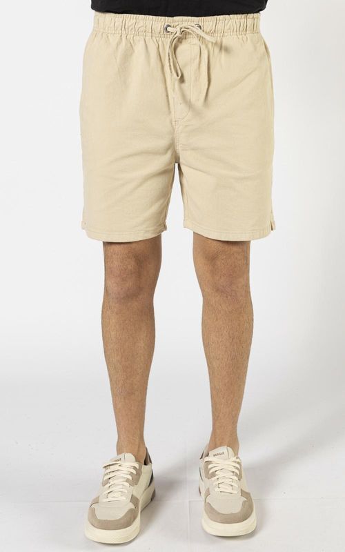 Shorts Masculino Jogger Sarja - TAUPE