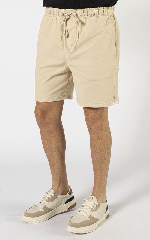 Shorts Masculino Jogger Sarja - TAUPE