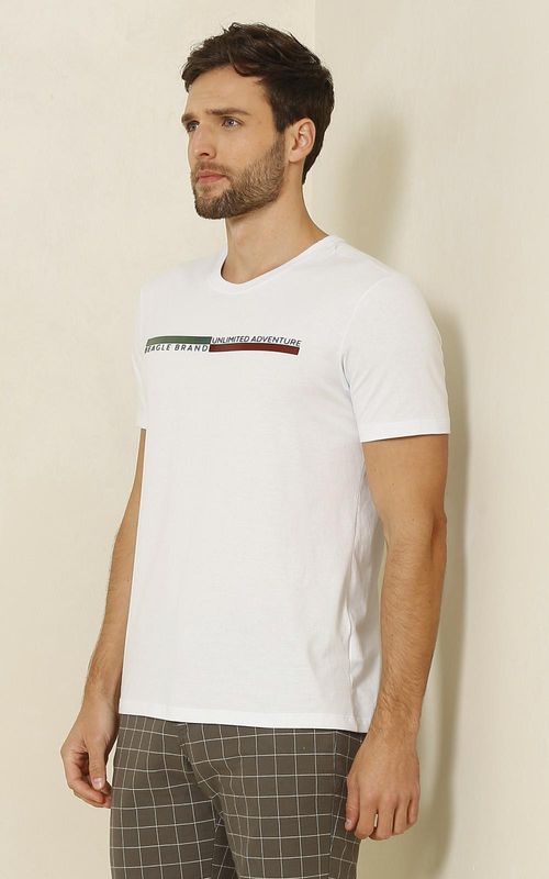 Camiseta Estampada - BRANCO