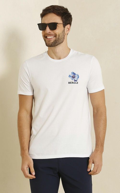 Camiseta Estampada - BRANCO