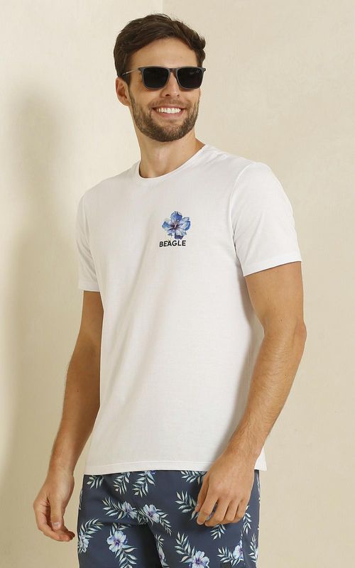 Camiseta Estampada - BRANCO