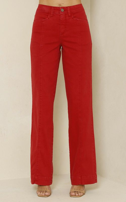 Calça Feminina Reta Sarja - CEARA