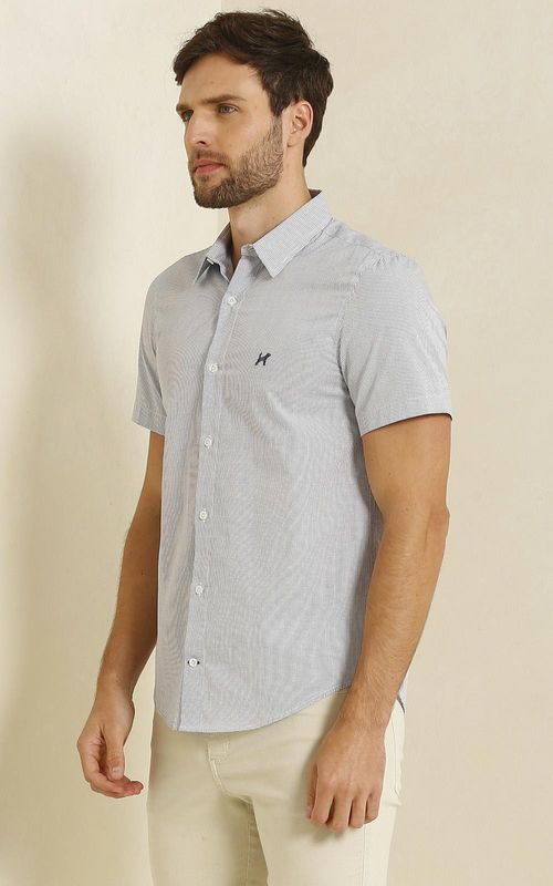 Camisa MC masculina Xadrez - MAR