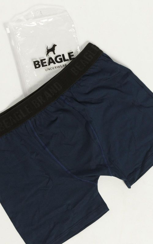 Cueca boxer lisa masculino - MARINHO