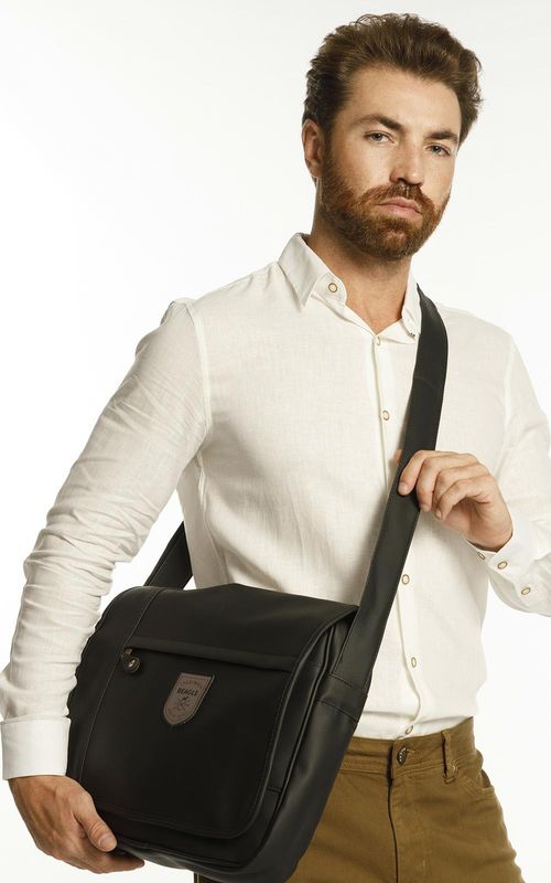PASTA ESTILO CARTEIRO MASCULINA. - PRETO