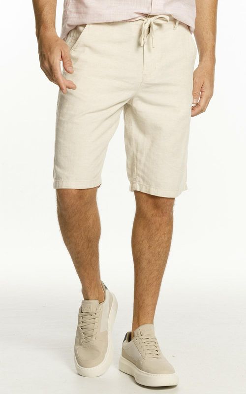 Bermuda Masculina slim chino - OFF-WHITE