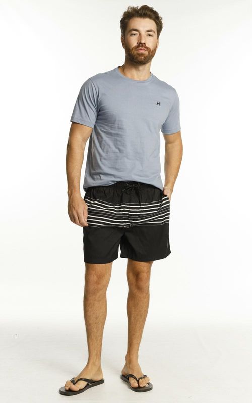 Beachshorts estampado - PRETO