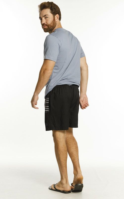 Beachshorts estampado - PRETO