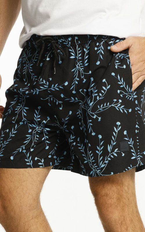 Beachshorts estampado - PRETO