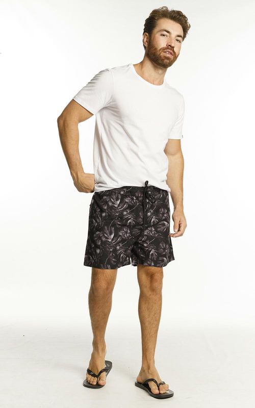 Beachshorts estampado - PRETO