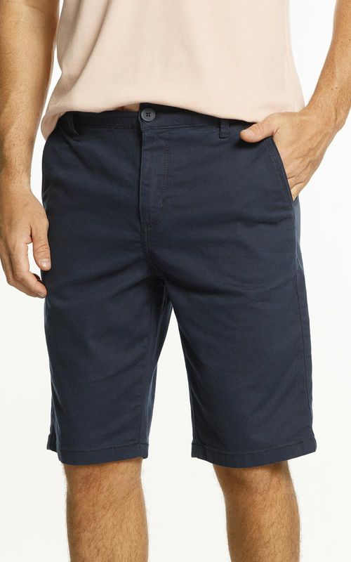 Bermuda Masculina Casual Sarja - MARINHO