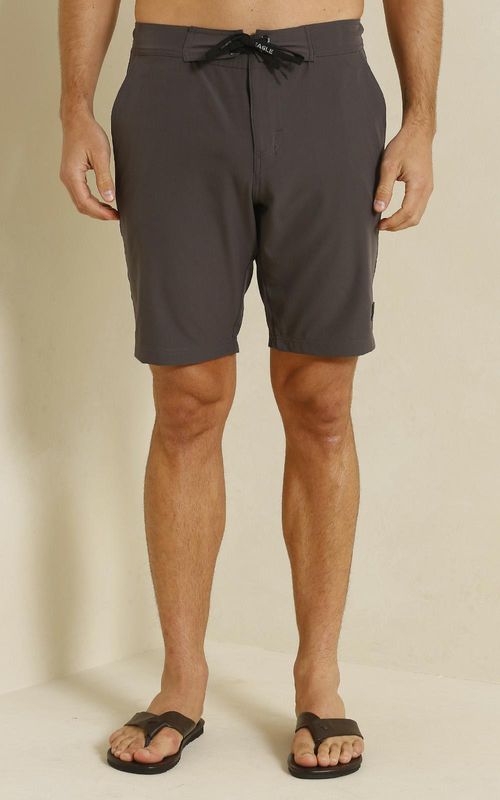 Boardshorts liso - PRETO