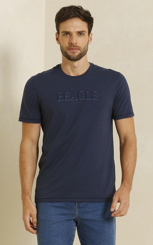 Camiseta Estampada - MARINHO
