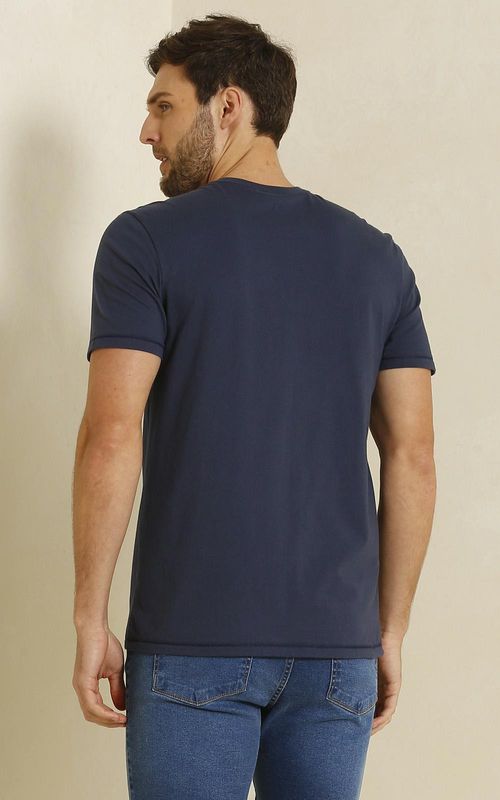 Camiseta Estampada - MARINHO