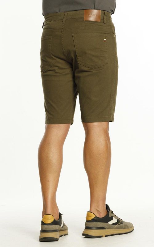 Bermuda Masculina Slim Sarja - HERBAL