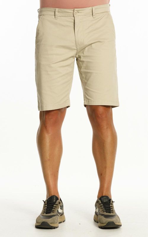 Bermuda Masculina slim chino - CAQUI