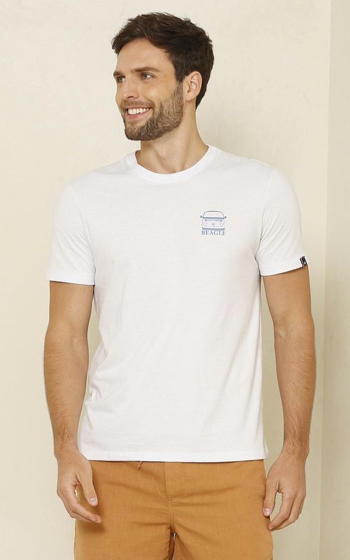 Camiseta Estampada - BRANCO