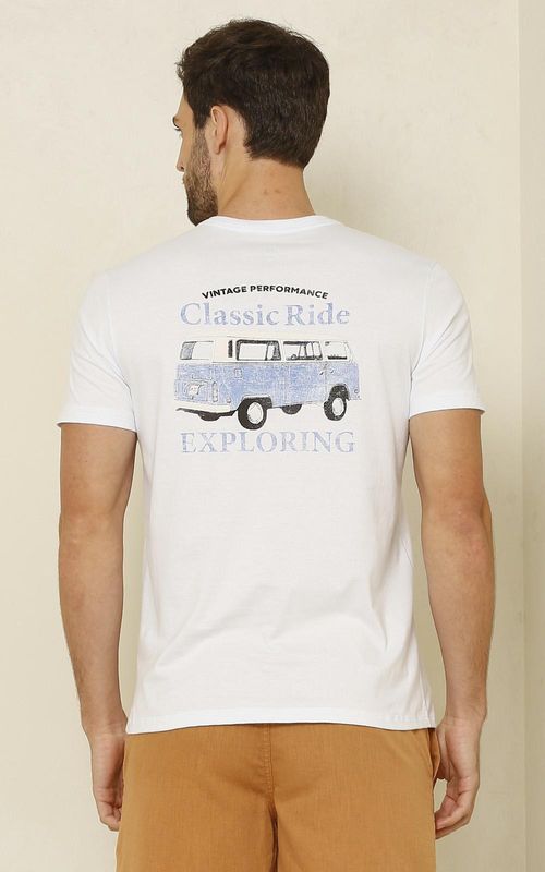Camiseta Estampada - BRANCO