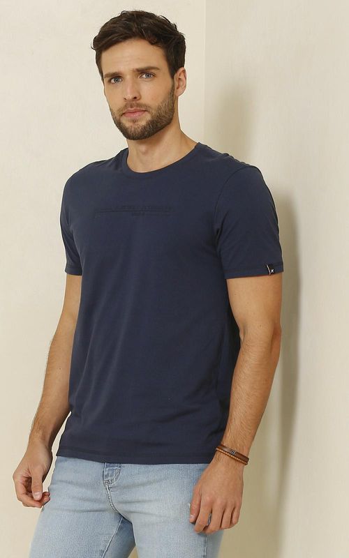 Camiseta Estampada - MARINHO