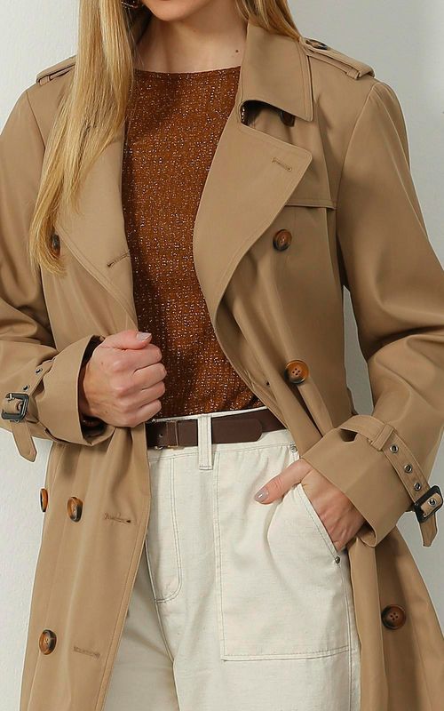Trench coat fem. alongado. - SELA