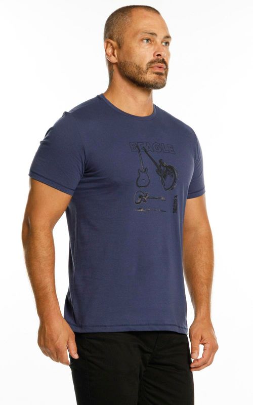 Camiseta Estampada - MARINHO