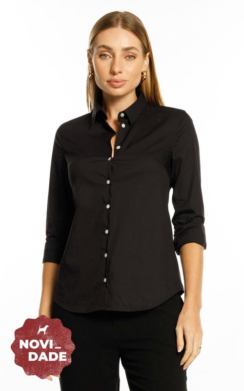 Camisa Feminina - PRETO