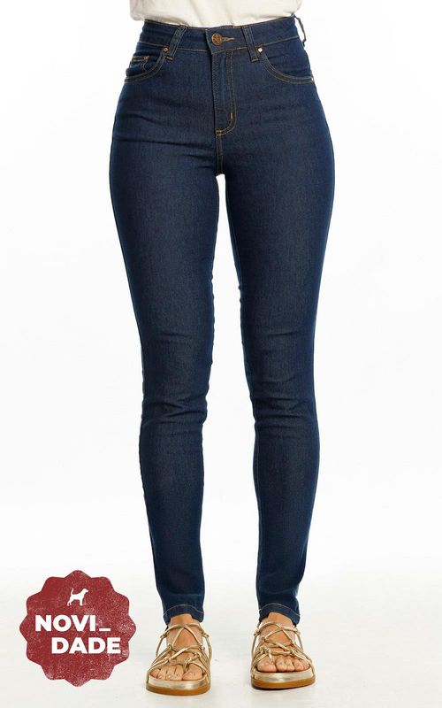 Calça Feminina Jeans Stretch Skinny Confort - MÉDIO