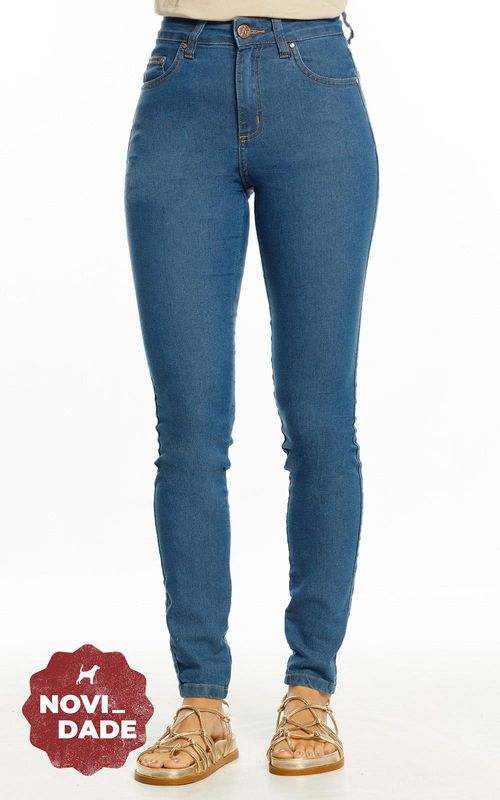Calça Feminina Jeans Stretch Skinny Confort - CLARO