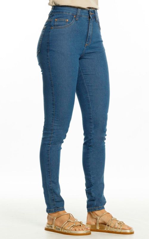Calça Feminina Jeans Stretch Skinny Confort - CLARO