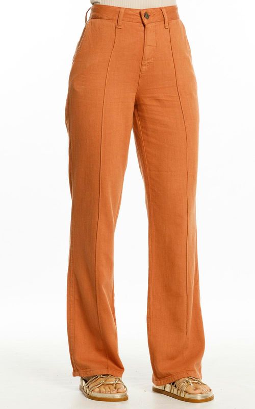 Calça Feminina Sarja e Linho Reta Premium - MOUNTAIN
