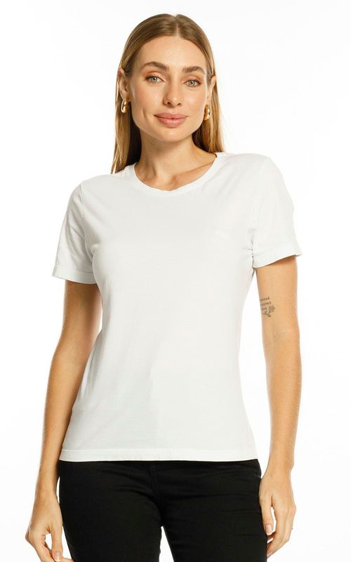 Camiseta Feminina Colors - BRANCO