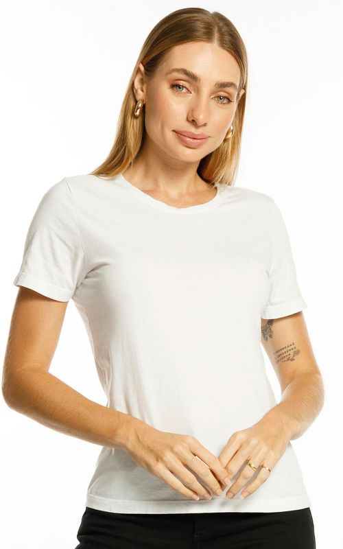 Camiseta Feminina Colors - BRANCO