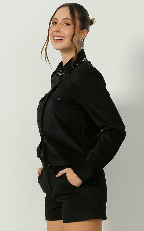 Camisa Feminina - PRETO