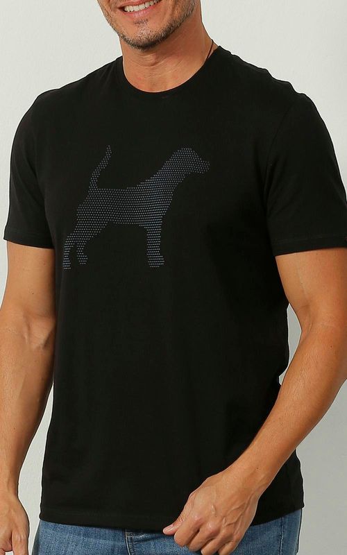 Camiseta Estampada - PRETO