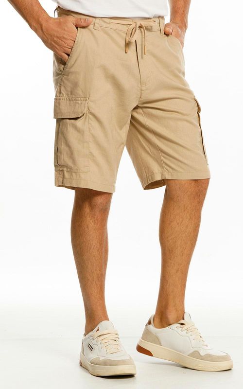Beachshorts estampado - CAQUI